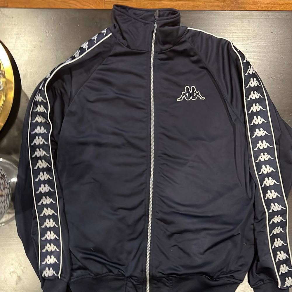 Large navy Kappa zip up